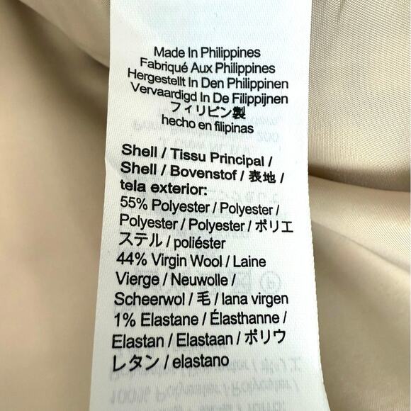 J. Crew Collection Plaid Blazer Jacket Italian wool blend - Picture 7 of 11